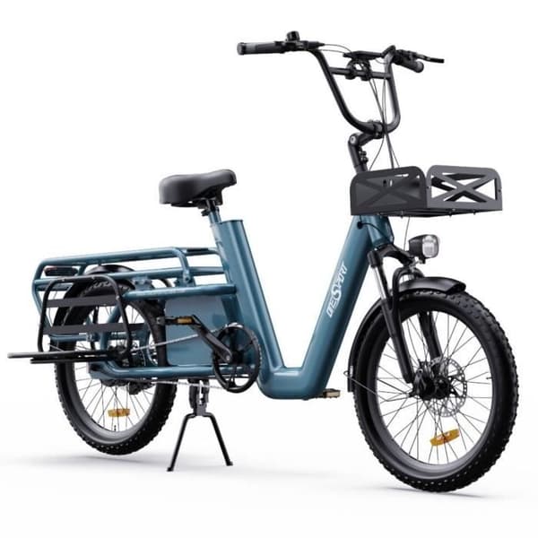 Vätterns- och Moter Vattenkraft 650W Batteri 48V27AH Hjulet 20 Tum Hydrauliska Skivbromsar - Blå