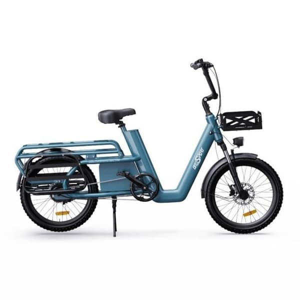 Vätterns- och Moter Vattenkraft 650W Batteri 48V27AH Hjulet 20 Tum Hydrauliska Skivbromsar - Blå