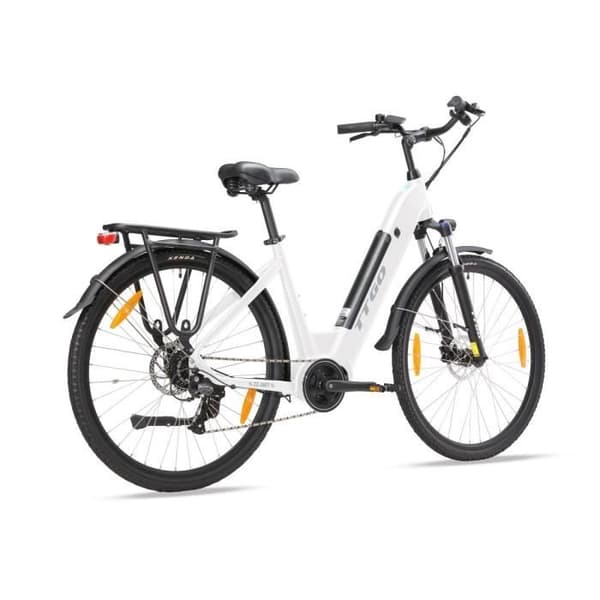 TTGO ZZ-28ST Elcykel - Motor 250W Batteri 36V20AH 28-tums Däck Maxhastighet 25 km-h Skivbromsar - Vit