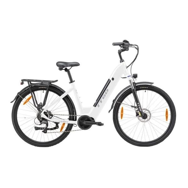 TTGO ZZ-28ST Elcykel - Motor 250W Batteri 36V20AH 28-tums Däck Maxhastighet 25 km-h Skivbromsar - Vit