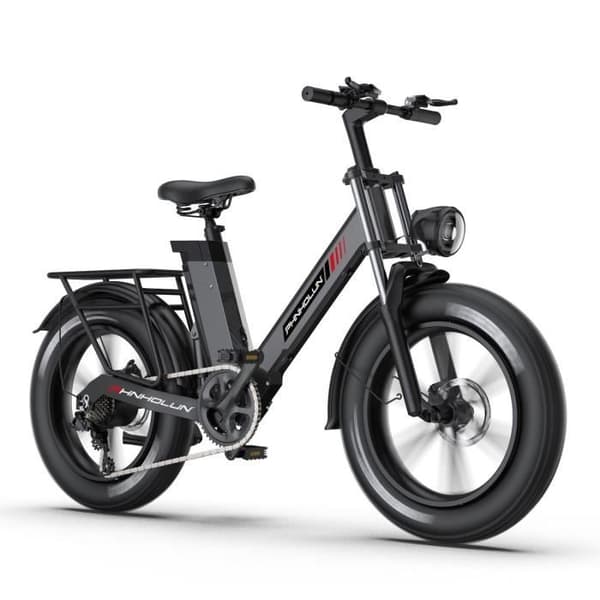Elcykel PHNHOLUN C6 Pro - Motor 1000W Batteri 48V17.5AH 20 Tum Däck Skivbroms - Svart