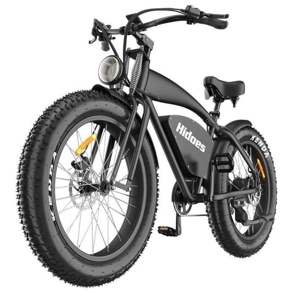 Elektrisk Cykel Hidoes HD-B3 - Motor 1200W Batteri 48V18.2AH Däck 26 Tum - Svart