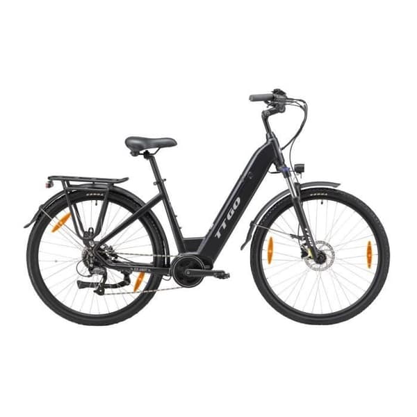 TTGO ZZ-28ST Elcykel - Motor 250W Batteri 36V20AH 28-tums Däck Skivbromsar - Svart