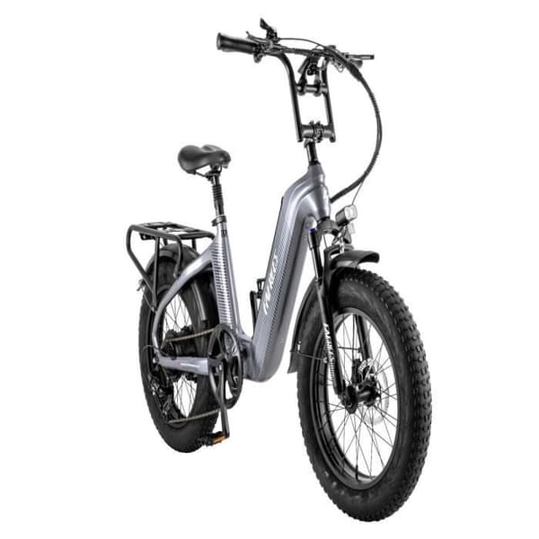 Växelfri Elektrisk Cykel FAFREES F20 Master - Motor 500W Batteri 1080WH Räckvidd 110KM - Grå brons