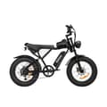 Miniatyrbild 3 av 4: Elcykel Ridstar Q20 - Motor 500W Batteri 48V15Ah Däck 20" Mekaniska skivbromsar - Svart