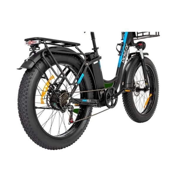 Elcykel Ridstar MN26 - Motor 750W Batteri 48V20Ah Däck 26" Mekaniska Skivbromsar - Svart