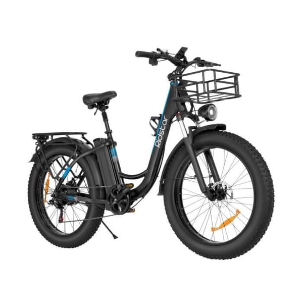 Elcykel Ridstar MN26 - Motor 750W Batteri 48V20Ah Däck 26" Mekaniska Skivbromsar - Svart