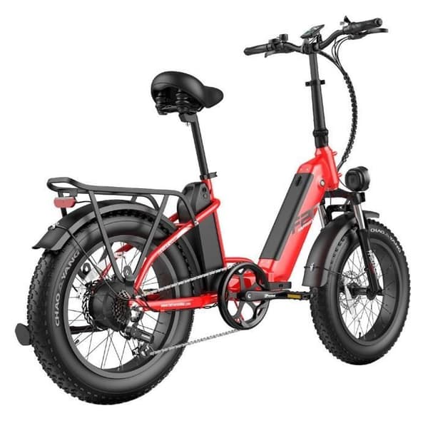 Elcykel FAFREES FF20 Polar 48V 500W Motor 25km/h Max Hastighet Dubbel 10.4Ah Batterier 20*4.0 ''Däck