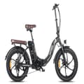 Miniatyrbild 1 av 4: Elcykel FAFREES F20 Pro - Motor 250W Batteri 648WH Räckvidd 80KM - Svart