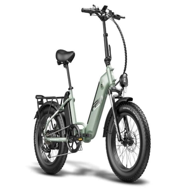 Elcykel FAFREES FF20 Polar - 500W, räckvidd 110KM, skivbromsar - Grön