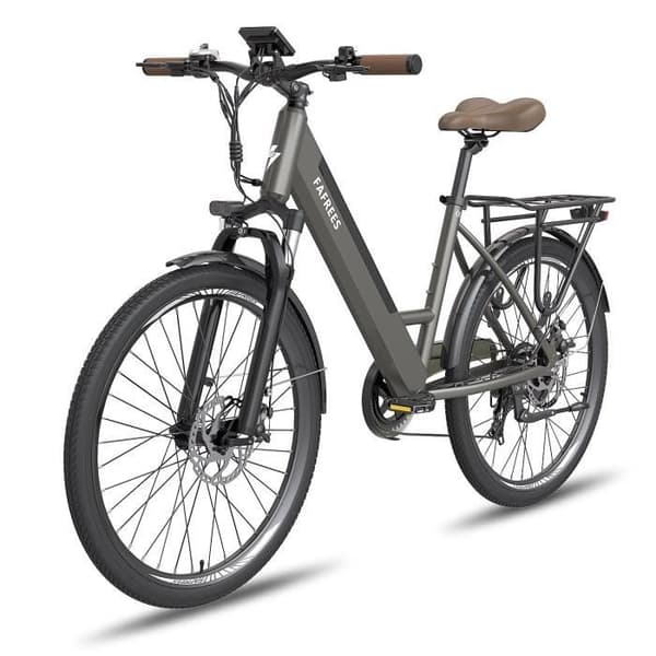 FAFREES F26 Pro Elcykel - Motor 250W Batteri 36V14.5AH Assisterad Räckvidd 110KM Mekanisk Skivbroms - Grå
