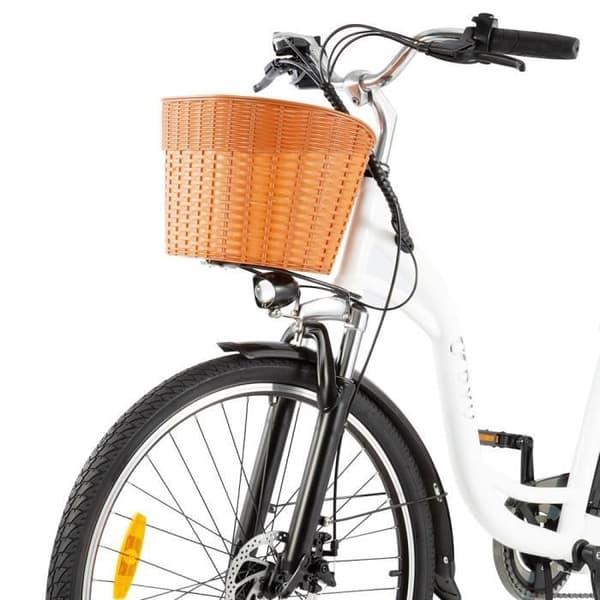 Elcykel 350W 26" 12,5Ah Maximal autonomi 70km DYU C6 Vit