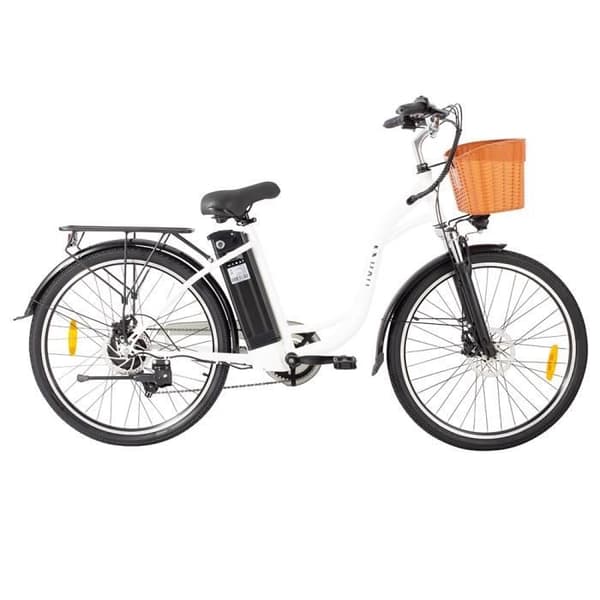 Elcykel 350W 26" 12,5Ah Maximal autonomi 70km DYU C6 Vit
