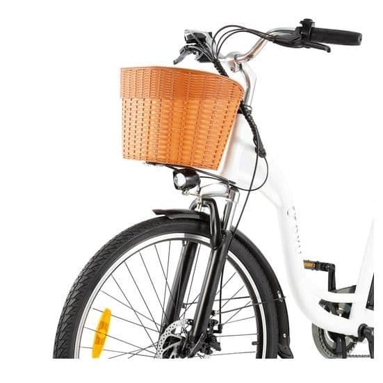 DYU C6 Elektrisk Cykel 350W Motor Max Hastighet 25km/h 36V 12.5AH Vit
