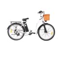 Miniatyrbild 2 av 4: DYU C6 Elektrisk Cykel 350W Motor Max Hastighet 25km/h 36V 12.5AH Vit