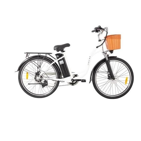 DYU C6 Elektrisk Cykel 350W Motor Max Hastighet 25km/h 36V 12.5AH Vit