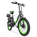 Miniatyrbild 1 av 4: Hidoes HD-C1 Elcykel - Motor 750W Batteri 48V13AH Däck 20 Tum Skivbromsar - Grön
