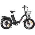 Miniatyrbild 2 av 5: Elcykel DrveTion CT20 - Motor 750W Batteri 48V20AH 20-tums hjul Hydrauliska bromsar - Svart