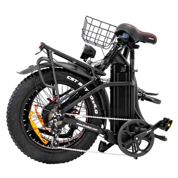 Elcykel DrveTion CT20 - Motor 750W Batteri 48V10AH 20 Tum Hjul - Svart