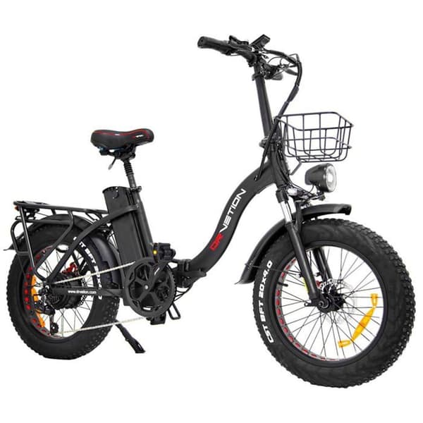 Elcykel DrveTion CT20 - 20*4.0 Tum Moter 750W Batteri 48V10AH Skivbroms - Svart