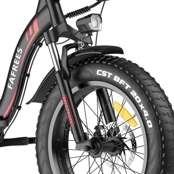 Elcykel FAFREES F20 MAX 500W 48V 22,5Ah max 45km/h Vit med Gåva Pump