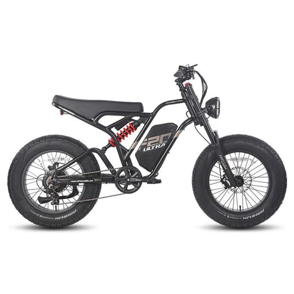 Fafrees F20 Ultra Elcykel - Ram M - SHIMANO 7S - Aluminiumhjul 20 - svart och röd - 750 W