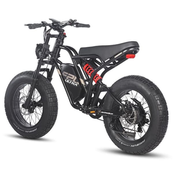 Fafrees F20 Ultra Elcykel - Ram M - SHIMANO 7S - Aluminiumhjul 20 - svart och röd - 750 W