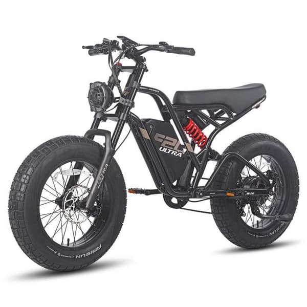 Fafrees F20 Ultra Elcykel - Ram M - SHIMANO 7S - Aluminiumhjul 20 - svart och röd - 750 W