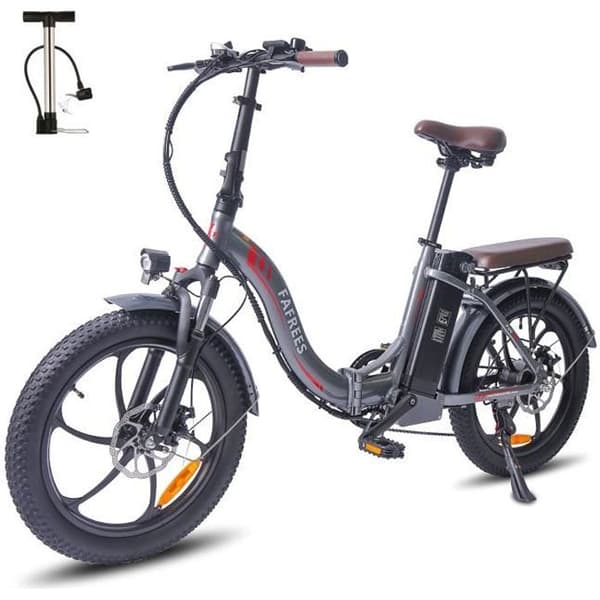 Fällcykel 20'' FAFREES F20 PRO Max 25 km/h 250W 36V 18Ah Grå