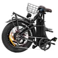 Miniatyrbild 5 av 5: Elcykel DrveTion CT20 - Motor 750W - Batteri 48V15AH - Skivbroms - Däck 20*4.0 Tum - Svart