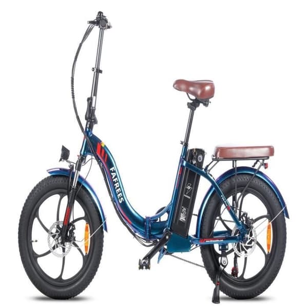 Väldigt elektrisk FAFREES F20 Pro - Motor 250W Batteri 648WH Räckvidd 80KM - Bländande blå