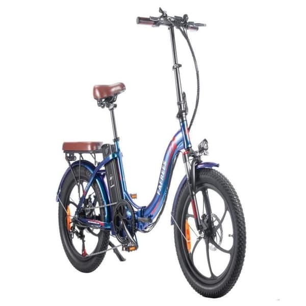 Väldigt elektrisk FAFREES F20 Pro - Motor 250W Batteri 648WH Räckvidd 80KM - Bländande blå