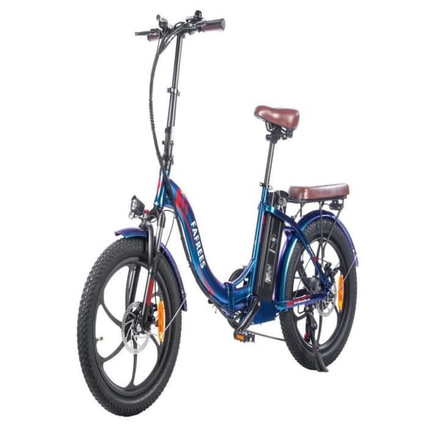 Väldigt elektrisk FAFREES F20 Pro - Motor 250W Batteri 648WH Räckvidd 80KM - Bländande blå