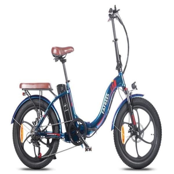 Väldigt elektrisk FAFREES F20 Pro - Motor 250W Batteri 648WH Räckvidd 80KM - Bländande blå