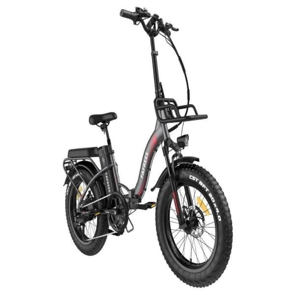 Växel Elcykel FAFREES F20 Max - 500W Batteri 1080WH Räckvidd 110KM Skivbromsar - Grå