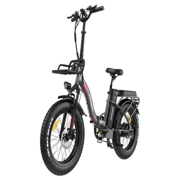 Växel Elcykel FAFREES F20 Max - 500W Batteri 1080WH Räckvidd 110KM Skivbromsar - Grå