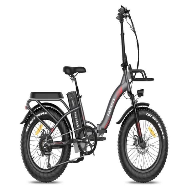 Växel Elcykel FAFREES F20 Max - 500W Batteri 1080WH Räckvidd 110KM Skivbromsar - Grå