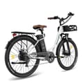Miniatyrbild 4 av 4: Elektrisk cykel FAFREES F26 Lasting - Motor 250W Batteri 36V20.3Ah Assisterad Räckvidd 160KM Mekanisk Skivbroms - Vit