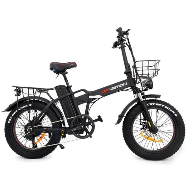Elcykel DrveTion AT20 - 20*4.0 Tum Mottor 750W Batteri 48V15Ah Räckvidd 55-70KM - Matt svart