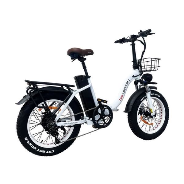 Vélo Elektrisk DrveTion CT20 - Motor 750W Batteri 48V20AH 20 Tums Hjul Skivbromsar - Pärlvit