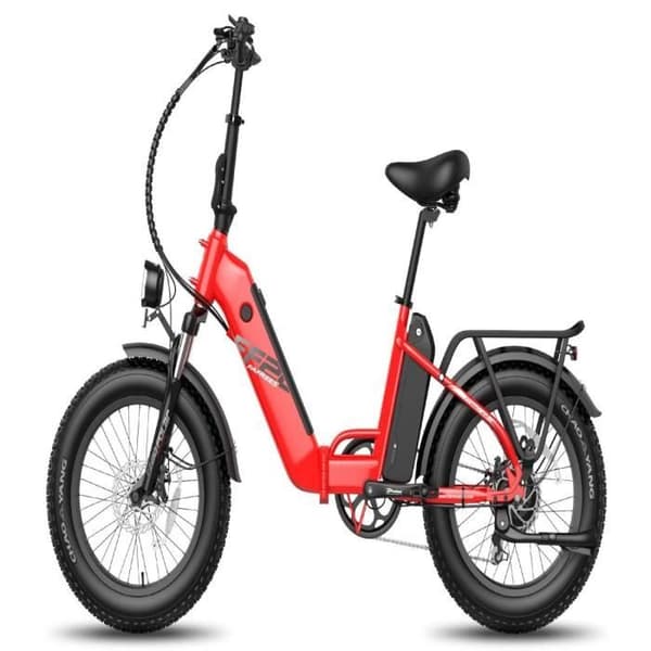 FAFREES FF20 Polar Elcykel - 500W Räckvidd 110KM Skivbromsar - Röd