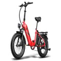 Miniatyrbild 2 av 4: FAFREES FF20 Polar Elcykel - 500W Räckvidd 110KM Skivbromsar - Röd