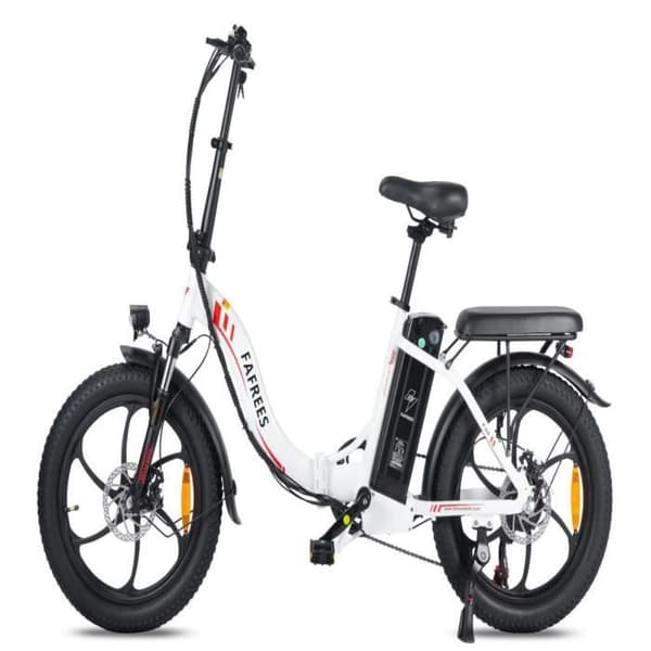 Elcykel FAFREES F20 - 250W Batteri 576WH Räckvidd 70KM - Vit