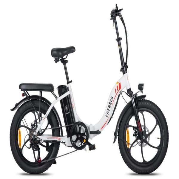 Elcykel FAFREES F20 - 250W Batteri 576WH Räckvidd 70KM - Vit