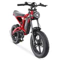 Miniatyrbild 1 av 5: Hidoes HD-B6 Elcykel - Motor 1200W Batteri 48V15.6AH Hydrauliska Skivbromsar - Röd