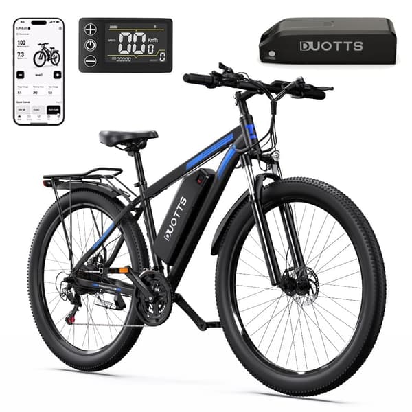 DUOTTS C29 elcykel 29", 750W motor, 48V15AH batteri, maksimal hastighed 50 km, rækkevidde 50-100 km, Shimano 21 hastighed, tre køretilstande