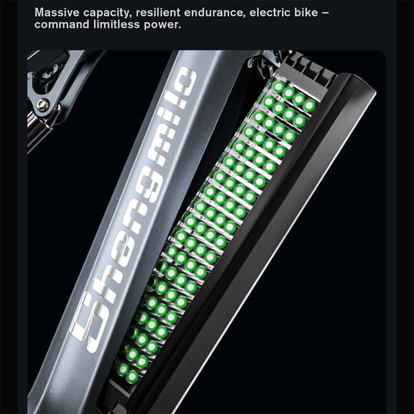 Shengmilo MX05 Elcykel 1000W Motor 48V 17.5Ah Batteri 26 Tums Fat Tire El-Mountainbike Vuxen Elcykel