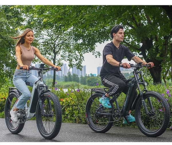 Shengmilo MX05 Elcykel 48V 17.5Ah Batteri 26 Tums Fat Tire 1000W Motor Elmountainbike Vuxen Elcykel