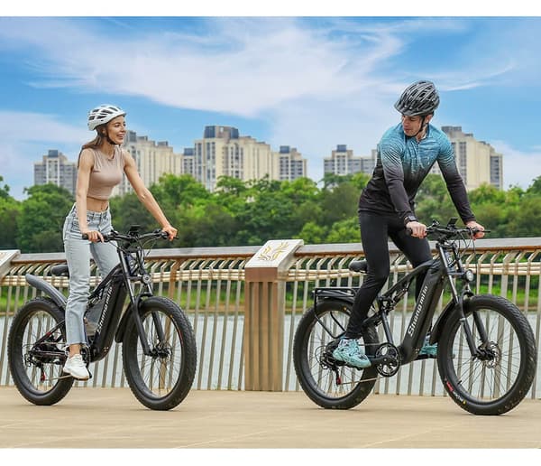 Shengmilo MX05 Elcykel 48V 17.5Ah Batteri 26 Tums Fat Tire 1000W Motor Elmountainbike Vuxen Elcykel