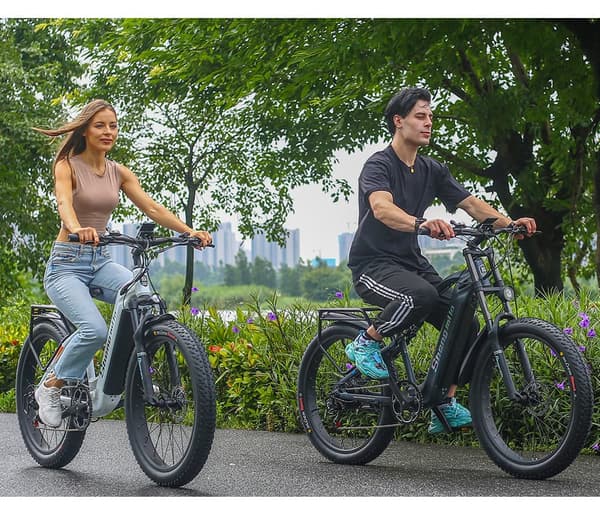 Shengmilo MX05 Elcykel 48V 17.5Ah Batteri 26 Tums Fat Tire 1000W Motor Elmountainbike Vuxen Elcykel